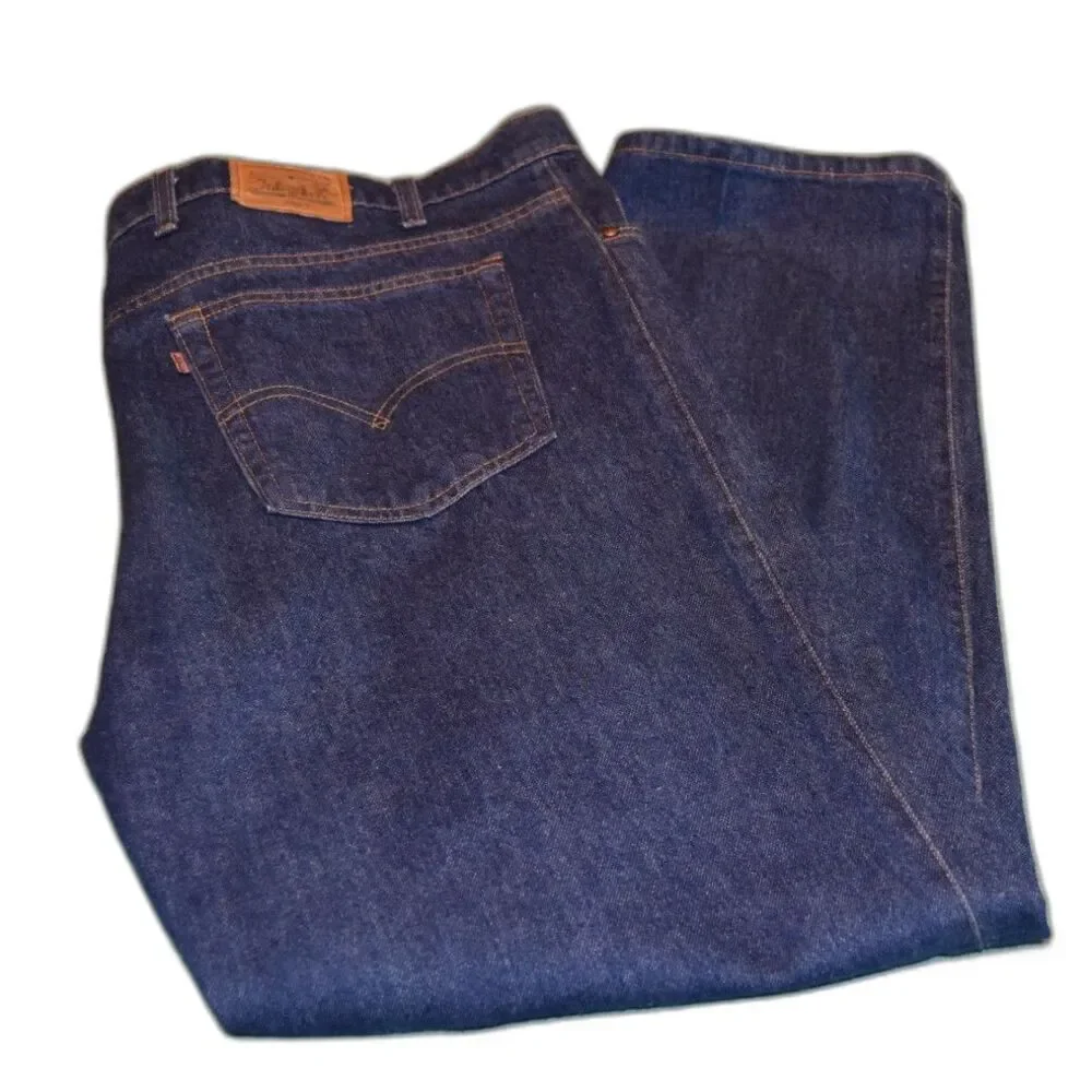 Levi’s 540 Jeans Mens 46x30 Relaxed Fit USA M April 1997 Vintage Dark Wash Denim